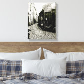 Rue du Jardinet en de cul-de-sac Canvas Afdruk (Insitu (Slaapkamer))