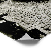 Rue du Jardinet en de cul-de-sac Poster (Hoek)