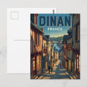 Rue du Jerzual Frankrijk Briefkaart (Voorkant / Achterkant)