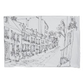 Rue du Petit Champlain, Quebec, Canada Kussensloop (Voorkant-Links)