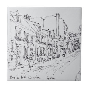 Rue du Petit Champlain, Quebec, Canada Tegeltje