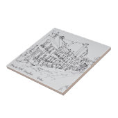 Rue du Petit ChamPlain, Quebec, Canada Tegeltje (Zijkant)