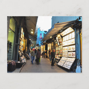 Rue du Tresor Art Alley Quebec City Briefkaart