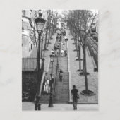 Rue Foyatier, Montmartre, Briefkaart van Parijs (Voorkant)