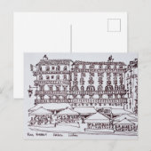 rue Garrett, Chiado | Lissabon, Portugal Briefkaart (Voorkant / Achterkant)