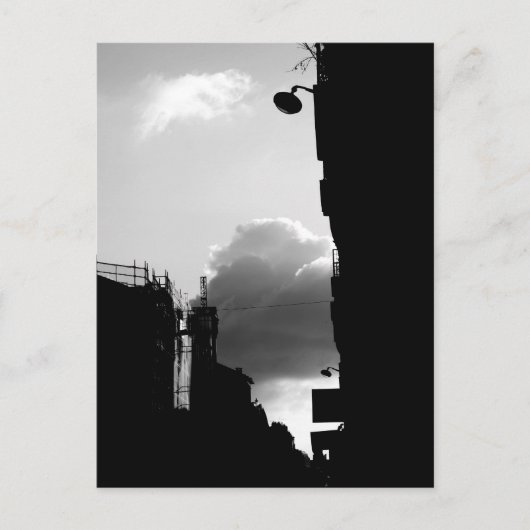 Rue Gassendi Paris Black White Photography Briefkaart (Voorkant)