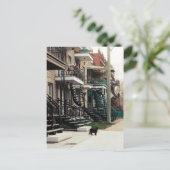 Rue la fontaine briefkaart (Staand voorkant)