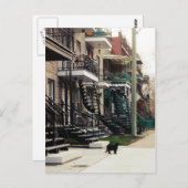 Rue la fontaine briefkaart (Voorkant / Achterkant)