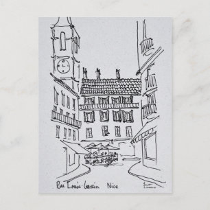 Rue Louis Gassin, Old Nice   Nice, Frankrijk Briefkaart