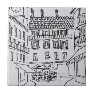 Rue Louis Gassin, Oude Nice   Nice, Frankrijk Tegeltje