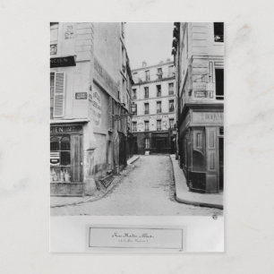 Rue Maitre Albert Paris, 1858-78 Briefkaart