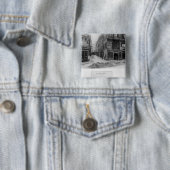 Rue Maitre Albert Paris, 1858-78 Vierkante Button 5,1 Cm (In situ)