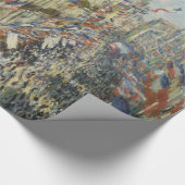 Rue Montorgueil in Paris Claude Monet Cadeaupapier (Hoek)