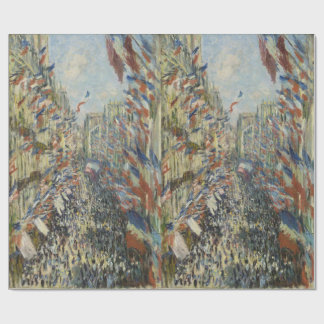 Rue Montorgueil in Paris Claude Monet Cadeaupapier