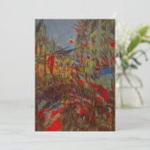 Rue Montorgueil met Flags van Claude Monet (Staand voorkant)