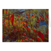 Rue Montorgueil met Flags van Claude Monet (Voorkant Horizontaal)