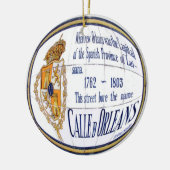 Rue Orleans Tegel Mural Keramisch Ornament (Links)