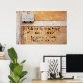 Rue Principale Poster (Thuiskantoor)