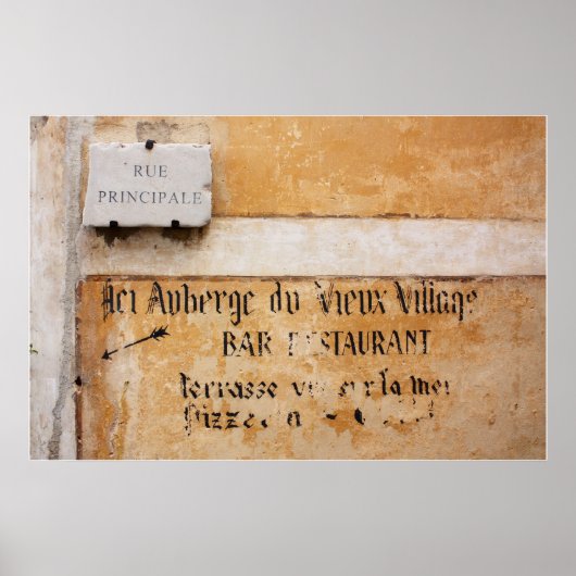 Rue Principale Poster (Voorkant)