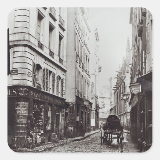 Rue Saint-Severin Vierkante Sticker (Voorkant)
