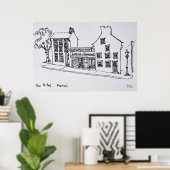 Rue St. Paul Old Town | Montreal, Canada Poster (Thuiskantoor)