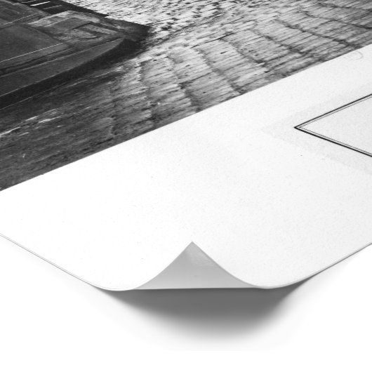 Rue Tirechape, van rue St. Honore, Parijs Poster (Hoek)