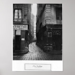 Rue Tirechape, van rue St. Honore, Parijs Poster