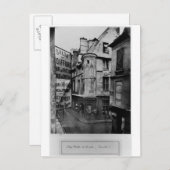 Rue Vieille-du-Temple, Parijs, 1858-78 Briefkaart (Voorkant / Achterkant)