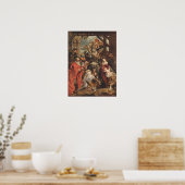 RUEBENS-DE AANNEMING VAN DE MAGI-AFDRUKKING POSTER (Keuken)