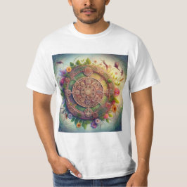 Rueda Celta de la Vida: Conexión y Ciclos Naturale T-shirt