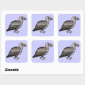 Rueppell's wijnbouw vierkante sticker (Vel)