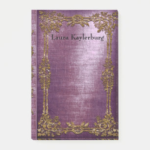 Ruette Lavendre Oud Boek Unieke Elegantie Monogram Post-it® Notes