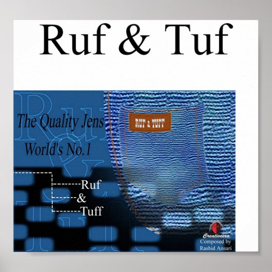 Ruf & Tuf Poster (Voorkant)