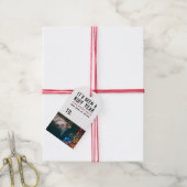 Ruff Jaar 2020 Kerst Huisdier Hond Foto Cadeaulabel (Met Touw)