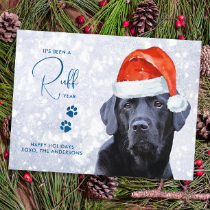 Ruff Jaar in Review Labrador Retriever Hondenliefh Briefkaart