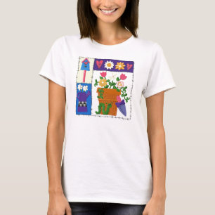 Ruff Patch Garden Design T-shirt