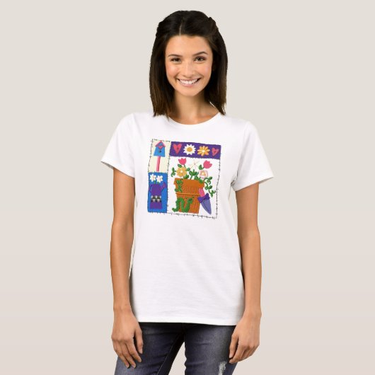 Ruff Patch Garden Design T-shirt (Voorkant volledig)