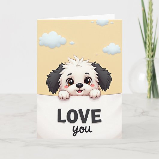 Ruffe Hondjes Liefde Kaart Voor Jou (Voorkant)