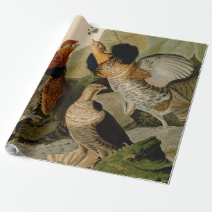 Ruffed Grouse Audubon Game Bird Cadeaupapier
