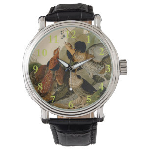 Ruffed Grouse Audubon Game Bird Horloge