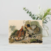 Ruffed Grouse Audubon Game Bird Kaart (Staand voorkant)