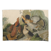 Ruffed Grouse Audubon Game Bird Kussensloop (Voorkant)