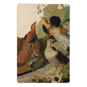 Ruffed Grouse Audubon Game Bird Mini Klembord (Achterkant)