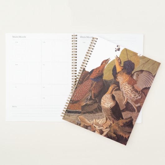 Ruffed Grouse Audubon Game Bird Planner (Display)