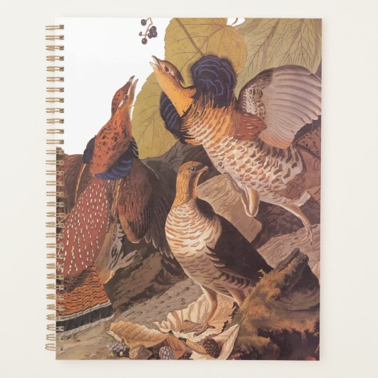 Ruffed Grouse Audubon Game Bird Planner (Voorkant)