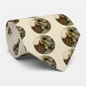 Ruffed Grouse Audubon Game Bird Stropdas (Opgerold)