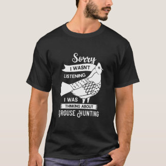 Ruffed Grouse Bird Gift Hunting Spruce Grouse  T-shirt