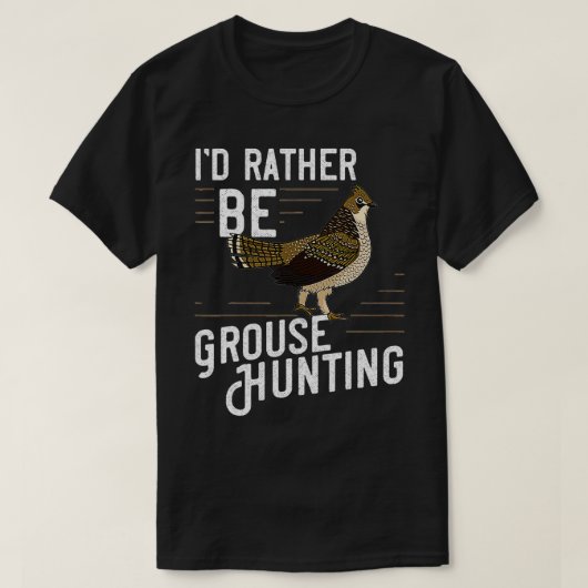 Ruffed Grouse Bird Gift Hunting Spruce Grouse  T-shirt (Design voorkant)