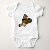 Ruffed Grouse (drumming) Romper (Voorkant)