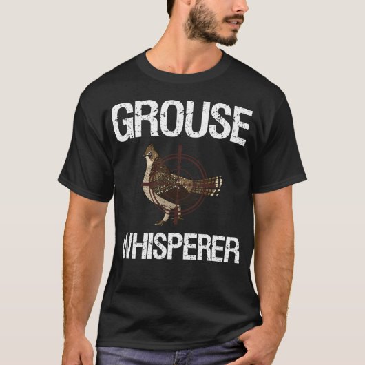 Ruffed Grouse Hunting Bird Spruce Grouse T-shirt (Voorkant)